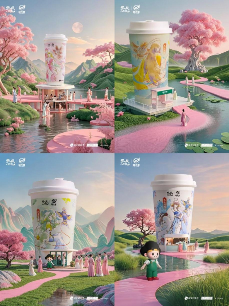 涂山春宴开席！益禾堂x狐妖小红娘邀你饮茶入画
